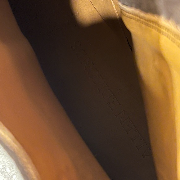 Allen Edmonds Men\'s Discovery Boots Brown Suede Leather Zip Up Size 10.5D NEW main image 4